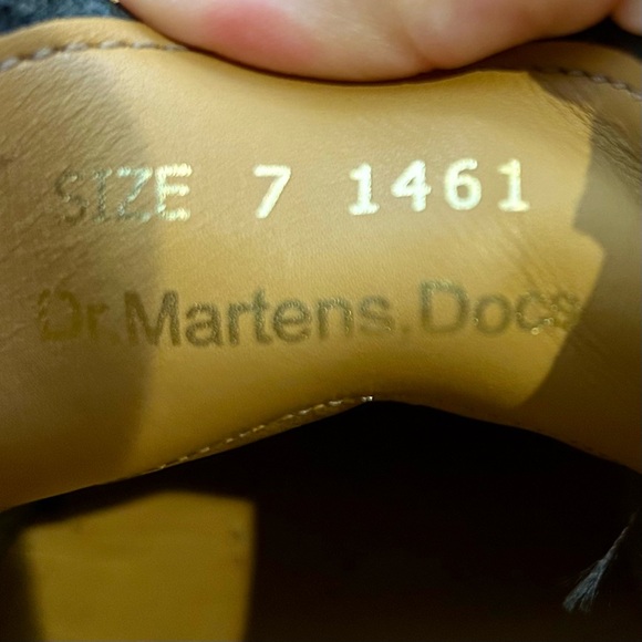 NWOB Doc Martens 1461 Made in England Suede Oxford Shoes in Indigo 7 mens navy - Picture 10 of 10